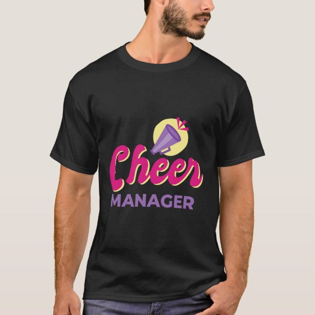 Cheer Manager Cheerleading _4  T-Shirt (Front)