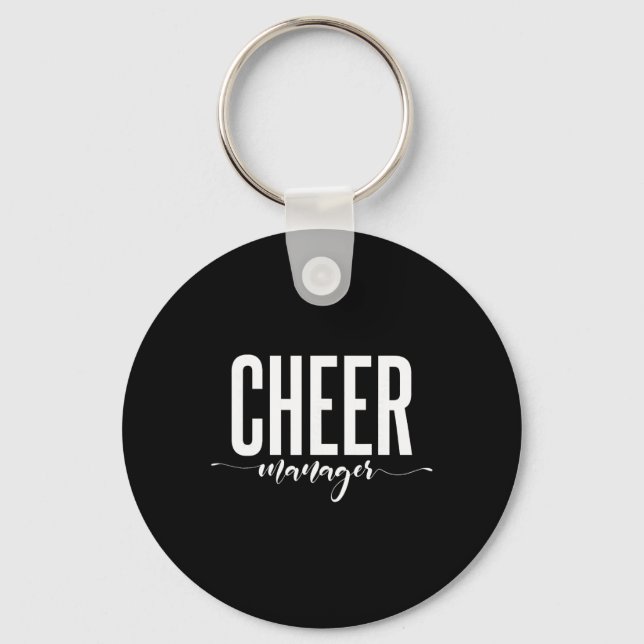 Cheer Manager Cheerleading  Key Ring (Front)