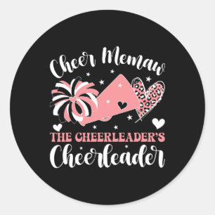 Cheer Memaw The Cheerleader's Cheerleader Memaw _2 Classic Round Sticker
