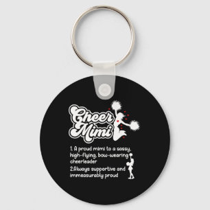 Cheer Mimi Definition Cheerleading Mimi Cheerleade Key Ring
