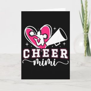 Cheer Mimi Grandma Mimi Of A Cheerleader Mimi Card