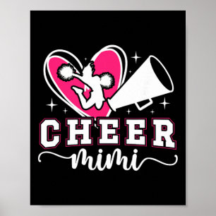 Cheer Mimi Grandma Mimi Of A Cheerleader Mimi  Poster
