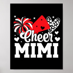 Cheer Mimi Of A Cheerleader Mimi Cheerleading Mimi Poster