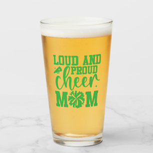 Cheer Mom Beer Glass