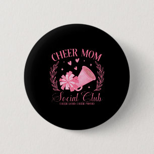 Cheer mom cheer loud cheer proud cheerleadingCheer 6 Cm Round Badge