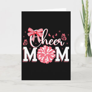 Cheer Mom Cheerleader Squad Cheerleading Proud Mam Card