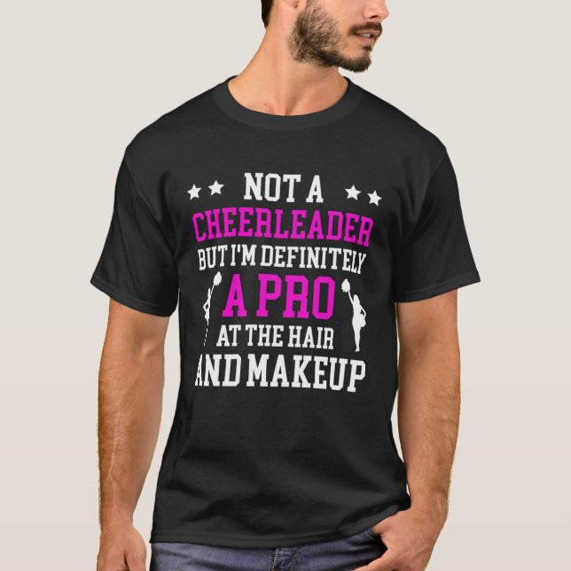 Cheer Mom Cheerleading Cheerleader Definitely Pro  T-Shirt (Front)