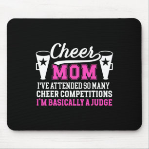 Cheer Mom Sically A Judge Cheer Mama Of A Cheerlea Mouse Pad