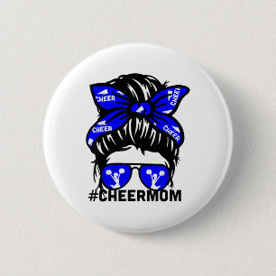 Cheer Mother Mama Parents Gift Cheerleading Mum Me 6 Cm Round Badge