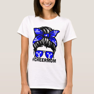 Cheer Mother Mama Parents Gift Cheerleading Mum Me T-Shirt