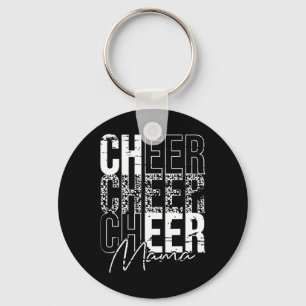 Cheer Mum Cheerleading Mama Mummy Happy Mother's D Key Ring
