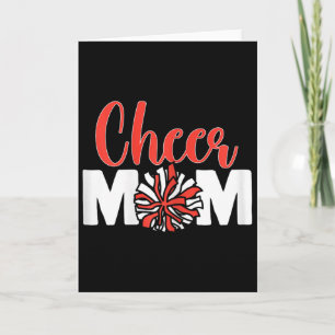 Cheer Mum Cheerleading Mother Of Cheerleader Cheer Card