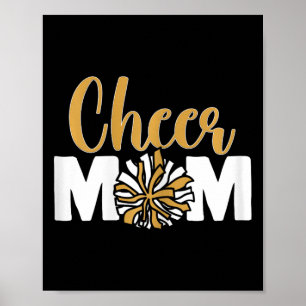 Cheer Mum Cheerleading Mother Of Cheerleader Cheer Poster