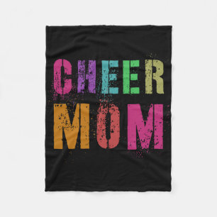 Cheer Mum Cheerleading Team Cheerleader Squad  Fleece Blanket