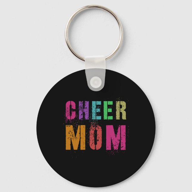 Cheer Mum Cheerleading Team Cheerleader Squad  Key Ring (Front)