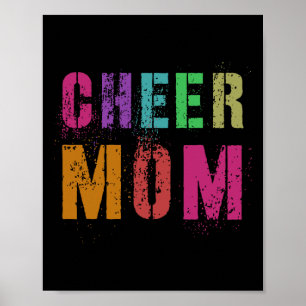 Cheer Mum Cheerleading Team Cheerleader Squad Poster