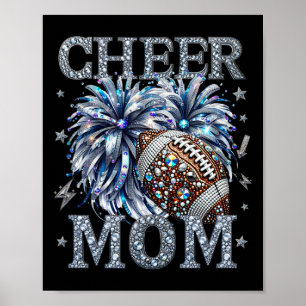 Cheer Mum Coquette Trendy Cheerleader Cheerleading Poster