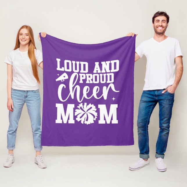 Cheer Mum Fleece Blanket (In Situ)