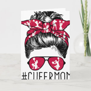 Cheer Mum High School Cheer Cheerleading Pom Pom L Card
