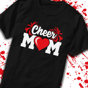 Cheer Mum - High School Cheerleader - Cheerleading T-Shirt