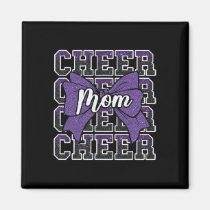 Cheer Mum Mama Bow Sport Cheerleader Cheerleading Magnet