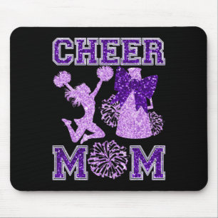 Cheer Mum Mama Bow Sport Cheerleader Cheerleading Mouse Pad