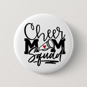 Cheer Mum Squad 6 Cm Round Badge