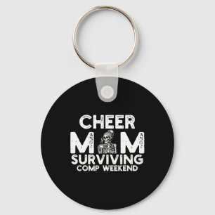 Cheer Mum Surviving Comp Weekend Cheerleading _11 Key Ring