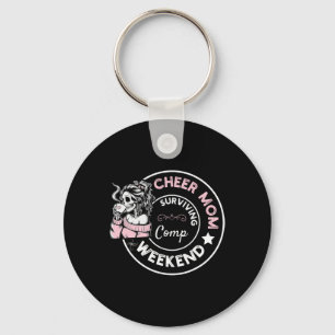 Cheer Mum Surviving Comp Weekend Cheerleading _14 Key Ring