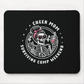 Cheer Mum Surviving Comp Weekend Cheerleading Moth Mouse Pad