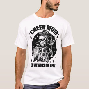 Cheer Mum Surviving Comp Weekend Cheerleading Moth T-Shirt