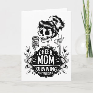 Cheer Mum Surviving Comp Weekend Cheerleading Pare Card