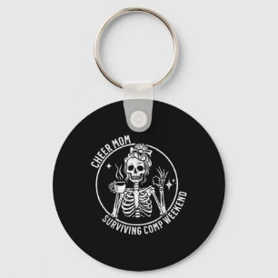 Cheer Mum Surviving Comp Weekend Cheerleading Pare Key Ring
