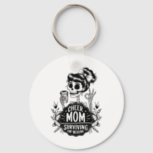 Cheer Mum Surviving Comp Weekend Cheerleading Pare Key Ring