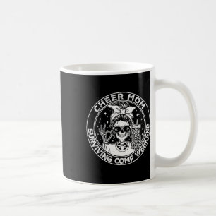 Cheer Mum Surviving Comp Weekend Funny Cheerleadin Coffee Mug