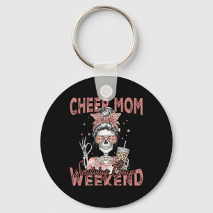 Cheer Mum Surviving Comp Weekend Funny Cheerleadin Key Ring