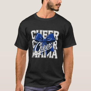 Cheer Mum Tshirt Mother Bow Cheerleader Game Day F