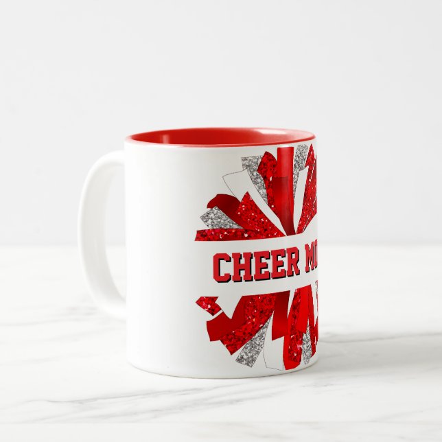Cheer Mum Two-Tone Coffee Mug (Front Left)