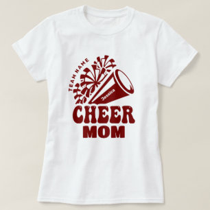 Cheer Mum with Custom Team Name & Kid's Name T-Shirt