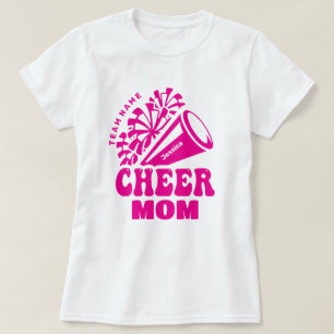 Cheer Mum with Custom Team Name & Kid's Name T-Shirt
