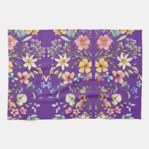 Cheer Myself Up With Flowers Tea Towel