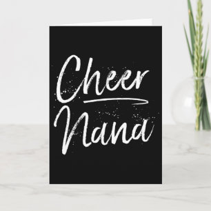 Cheer Nana Cute Cheerleading Grandmother Gift Gift Card