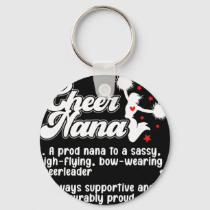 Cheer Nana Definition Cheerleading Nana Cheerleade Key Ring