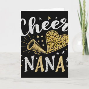 Cheer Nana Energy For The Grandma Who Loves Cheerl Card