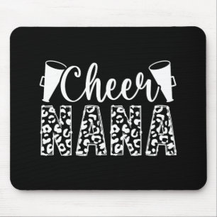 Cheer Nana Grandma Leopard Nana Of A Cheerleader N Mouse Pad