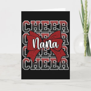 Cheer Nana My Favourite Cheerleader Calls Me Nana Card
