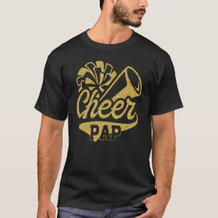 Cheer Pap Biggest Fan Cheerleader Father's Day T-Shirt