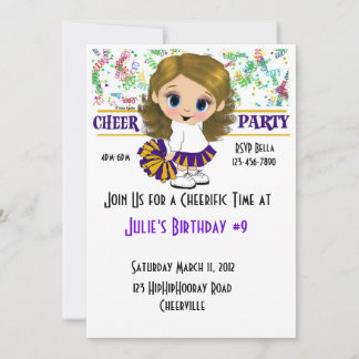 Cheer Party Invitation