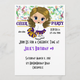 Cheer Party Invitation