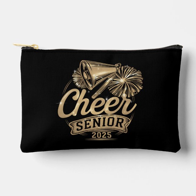 Cheer Senior 2025 Cheerleader Graduation Class Of Accessory Pouch (Front)